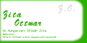 zita ottmar business card
